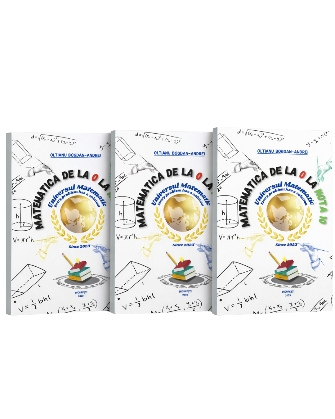 Ofertă 2+1 la "MATEMATICA DE LA 0 LA NOTA 10"